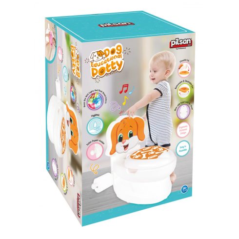 Cangaroo Pilsan bili és gyerek WC 2in1 öblítő hanggal - Kutya