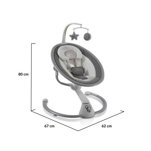 Cangaroo Cloud elektromos hinta rezgő, dönthető, 360 fokban forgatható  - pink