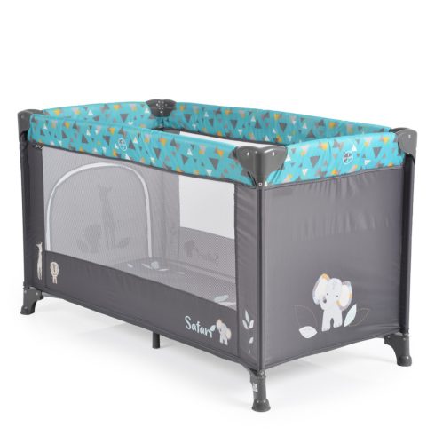 Cangaroo SAFARI 1 szintes utazóágy - türkiz