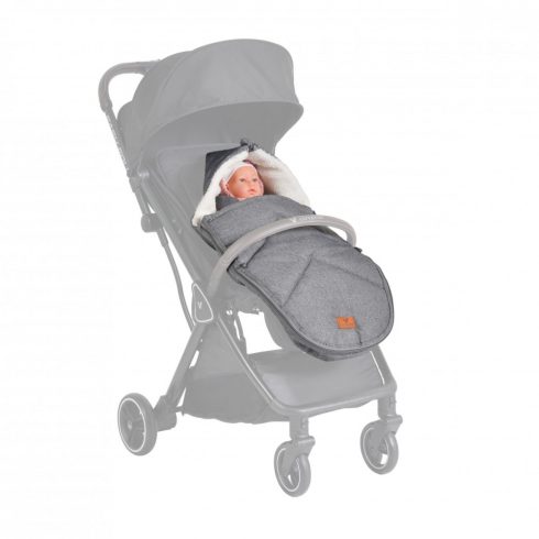 Cangaroo Luxe bundazsák babakocsiba - szürke