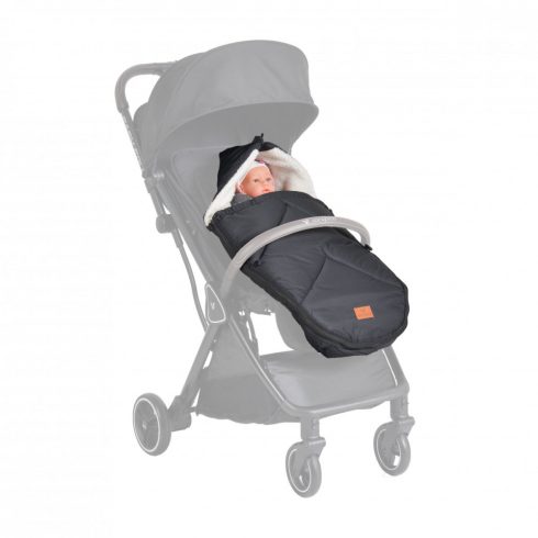 Cangaroo Luxe bundazsák babakocsiba - fekete