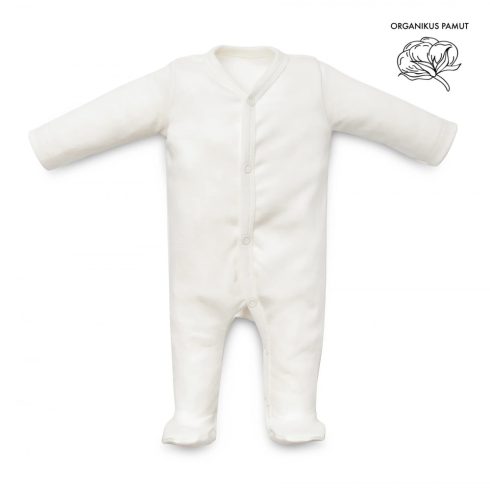 Kenguru Gold Hosszú ujjú Pamut Középen patentos Rugdalózó (62) -ekrü 