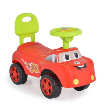 Moni Keep zenélős bébitaxi piros 24 hó+ 