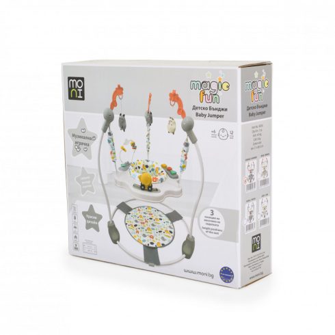 Moni Magic Fun interaktív ugráló - Szürke 