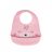 Cangaroo Oscar szilikon előke zsebbel - rózsaszín 