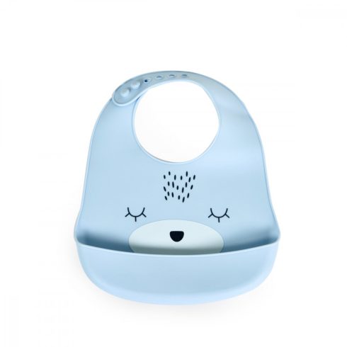 Cangaroo Oscar szilikon előke zsebbel - kék