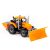 Polesie Toys hókotró/sószóró traktor Progress - Sárga
