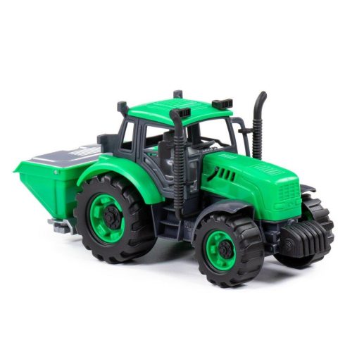 Polesie Toys Progress traktor vetőgép - zöld