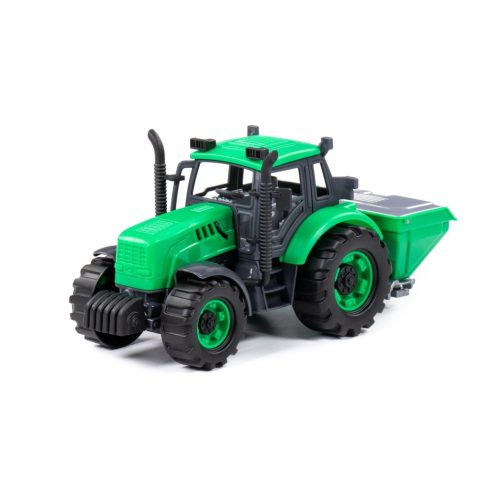 Polesie Toys Progress traktor vetőgép - zöld