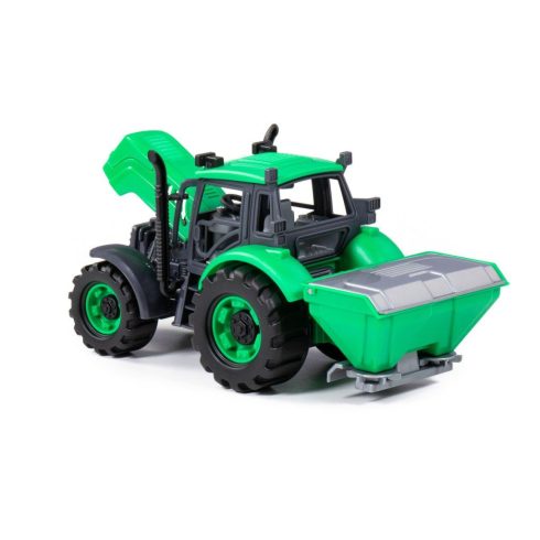 Polesie Toys Progress traktor vetőgép - zöld