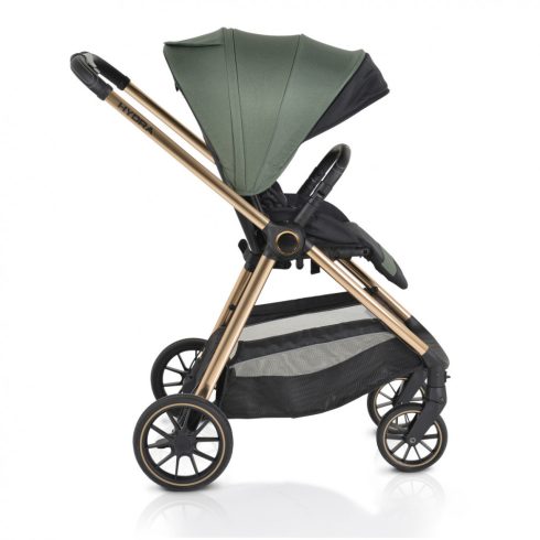 Cangaroo Hydra 3in1 babakocsi i-size hordozóval - Zöld