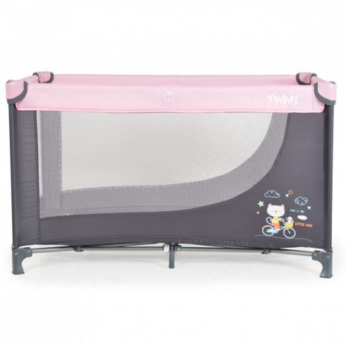 Moni Tommy 2 szintes utazóágy - rózsaszín