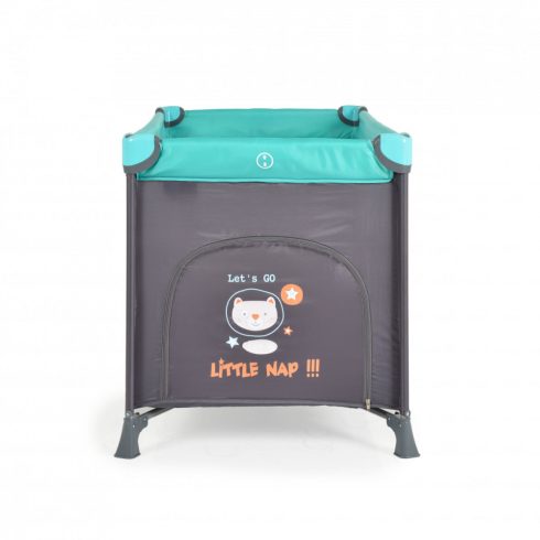 Moni Tommy 2 szintes utazóágy - türkiz 