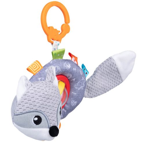 Bali Bazoo felakasztható tükrös plüss játék rágókával és csörgővel - Róka 