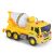 Betonkeverő autó - sárga /fehér