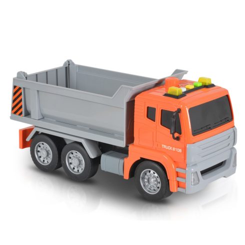 Moni Toys dömper 30 cm - narancs/szürke