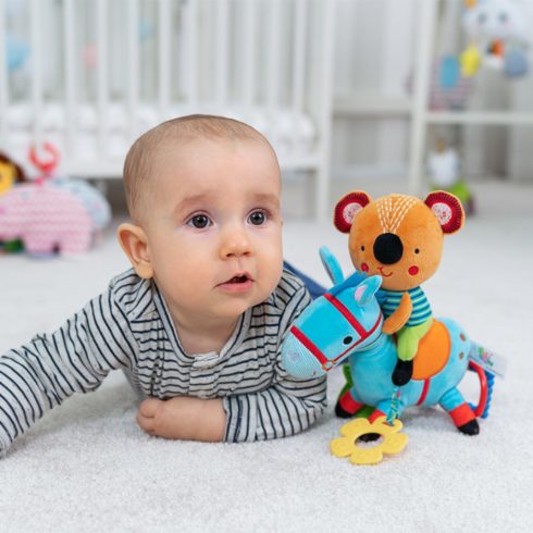 Bali Bazoo Zenélő plüss játék lovacska macival 0 hó+