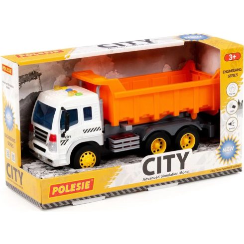 Polesie Toys City dömper - sárga 