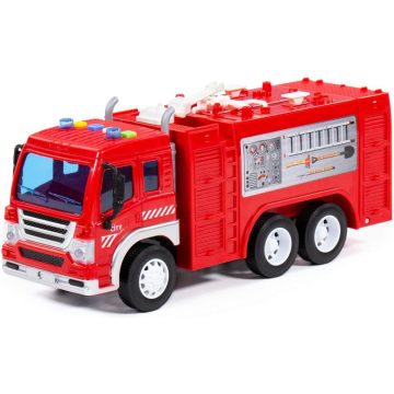 Polesie City tűzoltó autó - piros