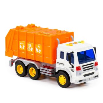 Polesie Toys City kukásautó  - fehér/sárga 