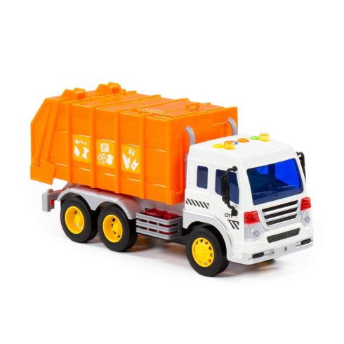 Polesie Toys City kukásautó  - fehér/sárga 