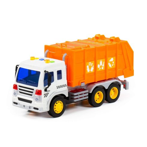 Polesie Toys City kukásautó  - fehér/sárga 