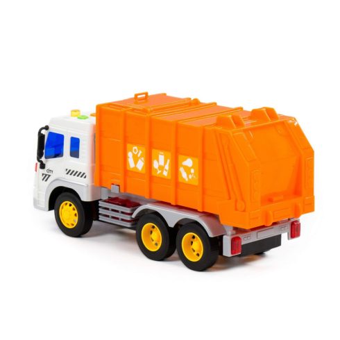 Polesie Toys City kukásautó  - fehér/sárga 