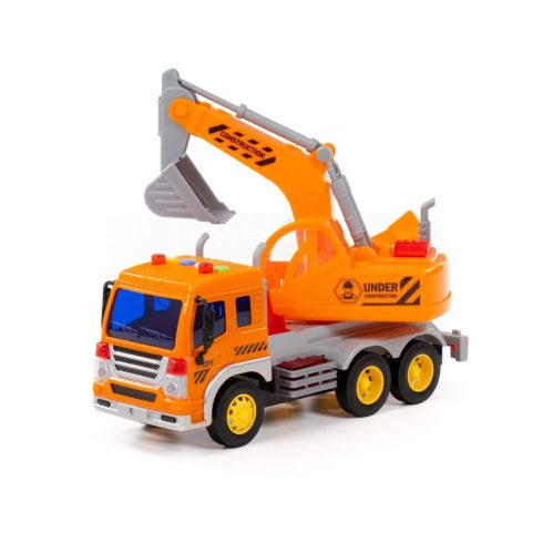 Polesie Toys City Kotrógép teherautó - Sárga 