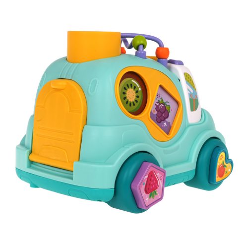 Hola Interaktív kisautó formabedobóval 18 hó+ 