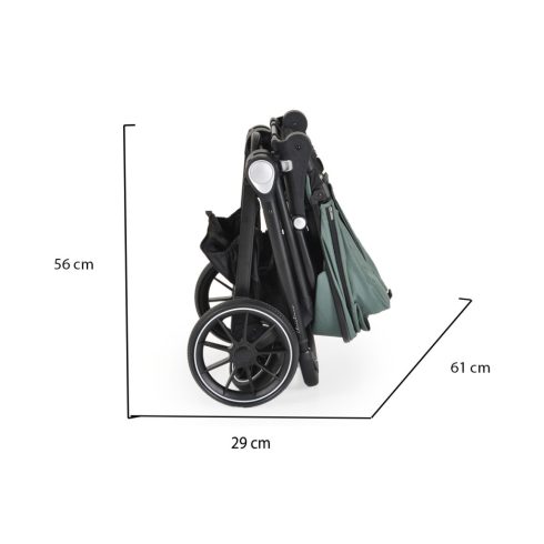 Cangaroo Christiano 3:1 multifunkciós babakocsi 22kg-ig - Zöld