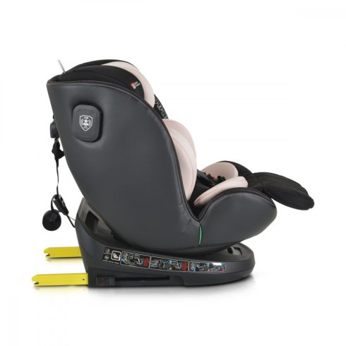 Cangaroo CASTOR i-Size Isofix gyermekülés (40-150 cm) - Púder 