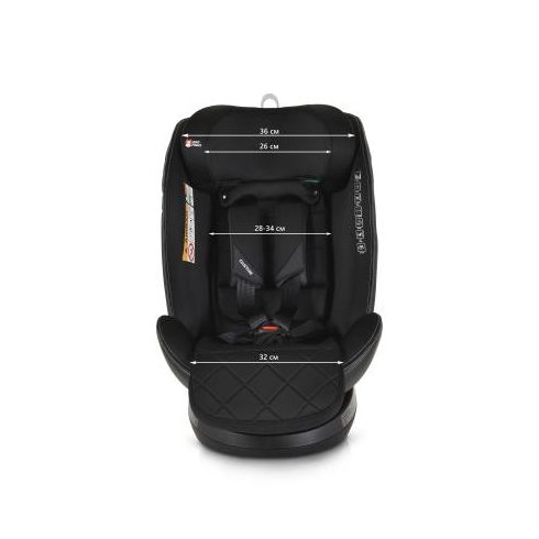 Cangaroo CASTOR i-Size Isofix gyermekülés (40-150 cm) - Szürke 