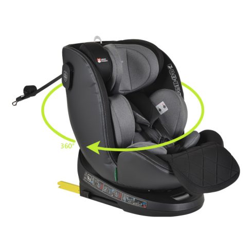 Cangaroo CASTOR i-Size Isofix gyermekülés (40-150 cm) - Szürke 