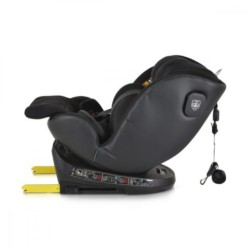 Cangaroo CASTOR i-Size Isofix gyermekülés (40-150 cm) - Fekete