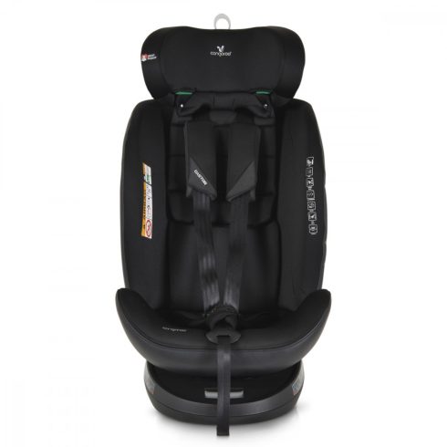 Cangaroo CASTOR i-Size Isofix gyermekülés (40-150 cm) - Fekete