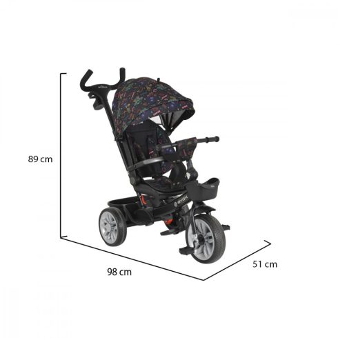 Byox Space tricikli (forgatható üléssel) - Narancs