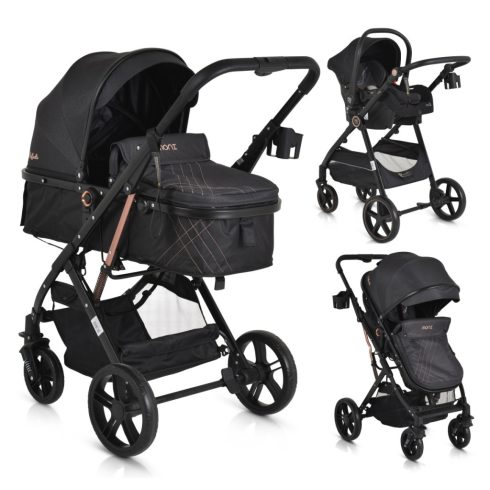 Moni Rafaello 3:1 multifunkciós babakocsi - Fekete