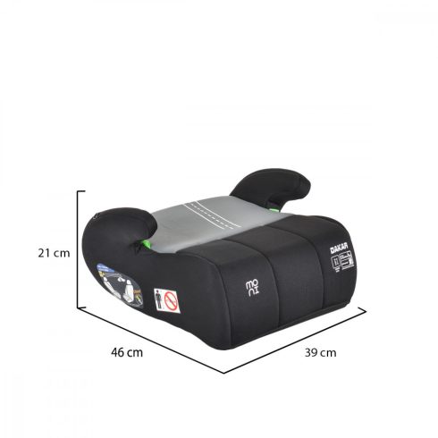 Moni Dakar i-Size ülésmagasító 135-150 cm  - Szürke