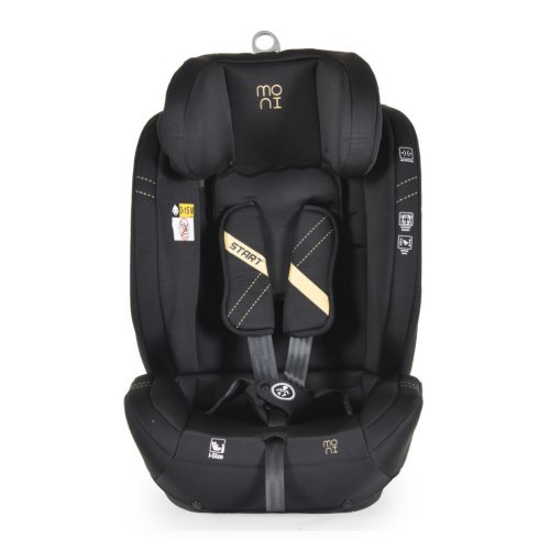 Moni Start i-Size biztonsági autósülés 76-150cm ajándék takaróval - fekete