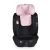 Moni Start i-Size biztonsági autósülés 76-150cm ajándék takaróval - fekete/rózsaszín