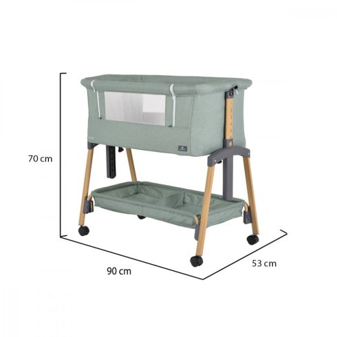 Cangaroo Adoro babaöböl és babaágy szúnyoghálóval - Zöld