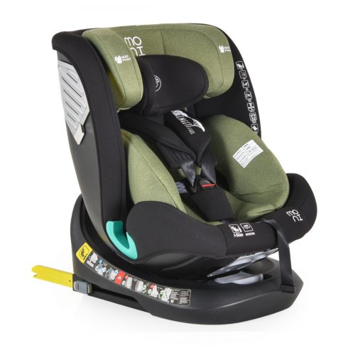 Moni Serengeti i-Size Isofix gyermekülés (40-150 cm) - Zöld