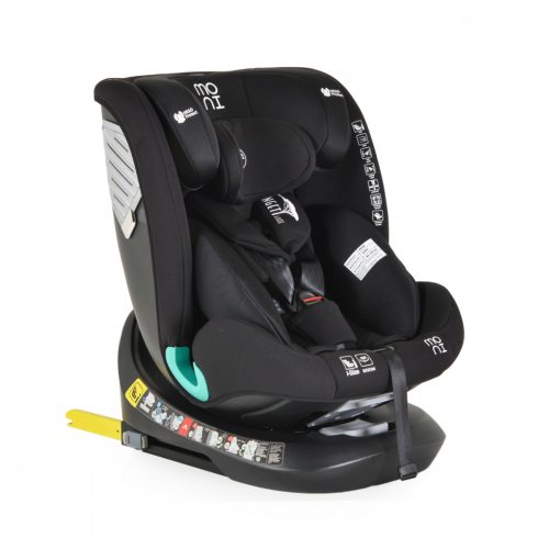Moni Serengeti i-Size Isofix gyermekülés (40-150 cm) - Fekete