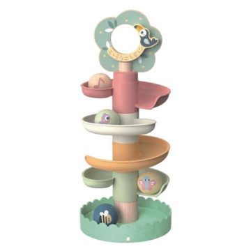 Tooky Toy Fa játék golyópálya  18+hó