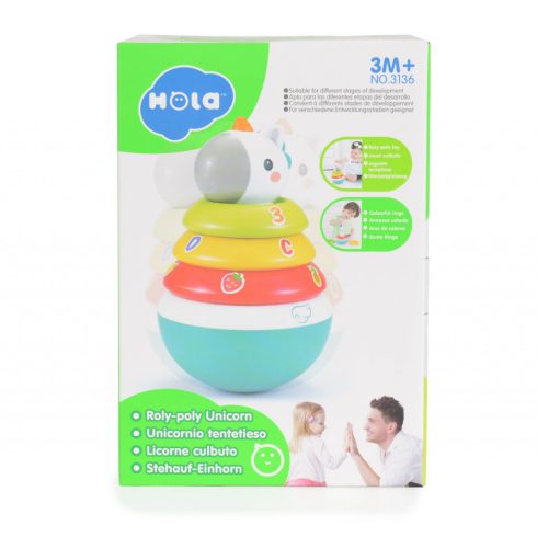 Hola roly-poly karikatorony - unikornis 