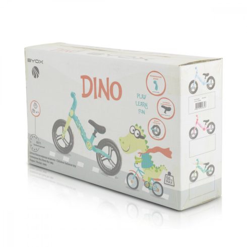 Byox Dino futóbicikli 12" - zöld