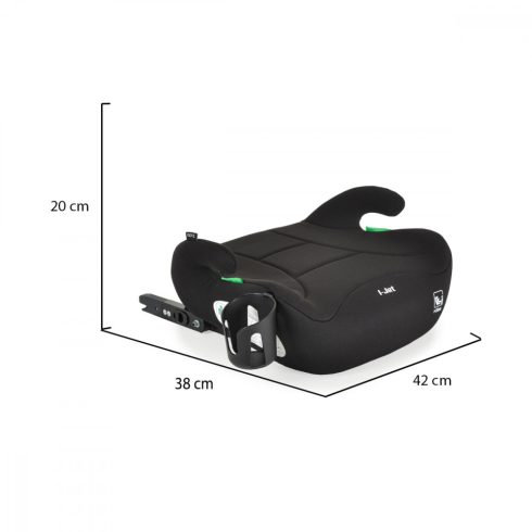 Moni I-JET Isofix ülésmagasító I-Size 125-150cm - Fekete