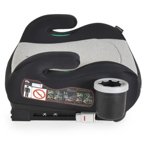 Cangaroo I-Swift i-Size ülésmagasító 125-150 cm pohártartóval - Fekete/szürke