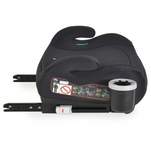 Cangaroo I-Swift i-Size ülésmagasító 125-150 cm pohártartóval - Fekete