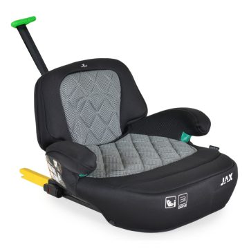   Cangaroo Jax i-Size ülésmagasító 125-150cm  isofix - Fekete/szürke